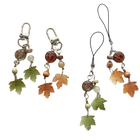 Llavero Hoja de Otoño Resina Premium | Llavero a Crochet Paso a Paso — Elegancia Artesanal