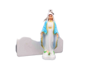 Llavero para bolso Virgen María Azul Plástico - Charm Religioso Premium