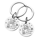 Llaveros Personalizados para Bebé Recién Nacido - Regalo Emotivo para Mamá y Papá