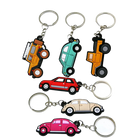 Llaveros Charms de Coche en 6 Colores - Llavero de PVC para Bolso, Regalo para Niño