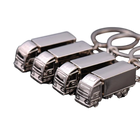 Llaveros Originales para Coche - Pack de 10 Llaveros Metal Camión Regalo Creativo