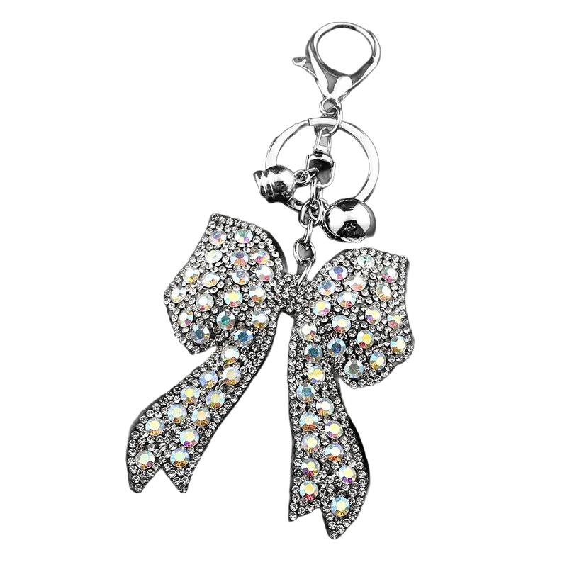 Bag Charm Elegante de Cristal y Borla para Mujer - Llavero Premium para Bolso