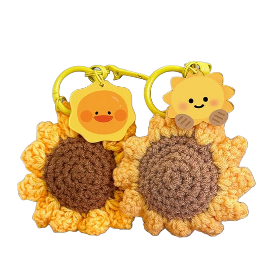 Bag Charm Girasol Kawaii - Llavero Premium para Graduación y Fiestas