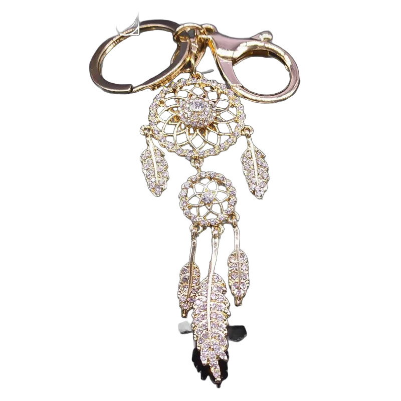 Bag Charm Llavero Atrapasueños Cristal Brillo para Bolso - Charm Premium Mujer