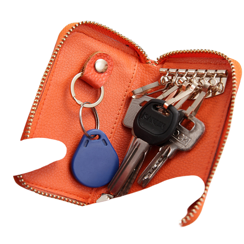 Estuche Llavero de Cuero para Mujer