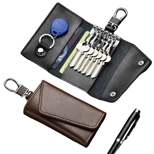 Estuche Portallaves de Cuero para Hombre