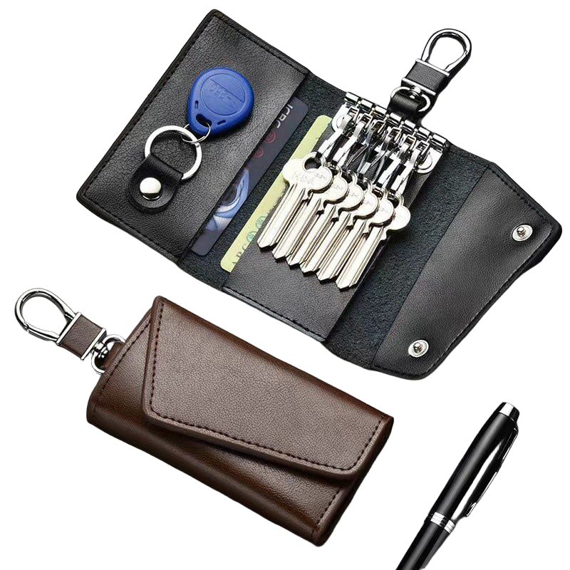 Estuche Portallaves de Cuero para Hombre