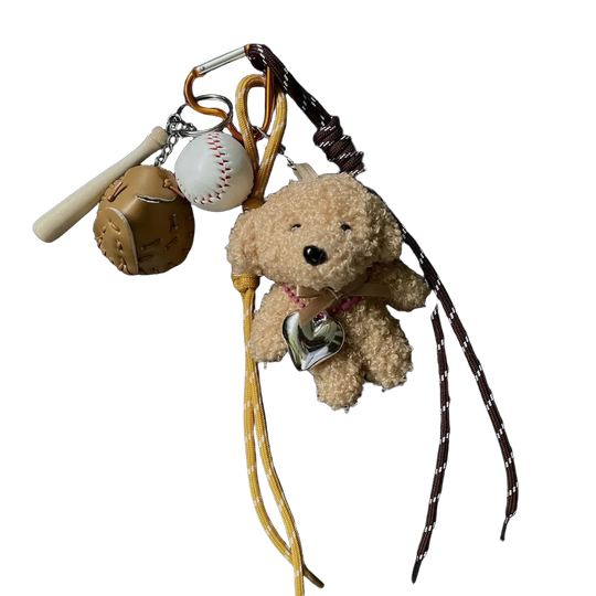 Labubu Llavero Original - Peluche Beisbolero Deportivo, Colgante de Bolso Premium