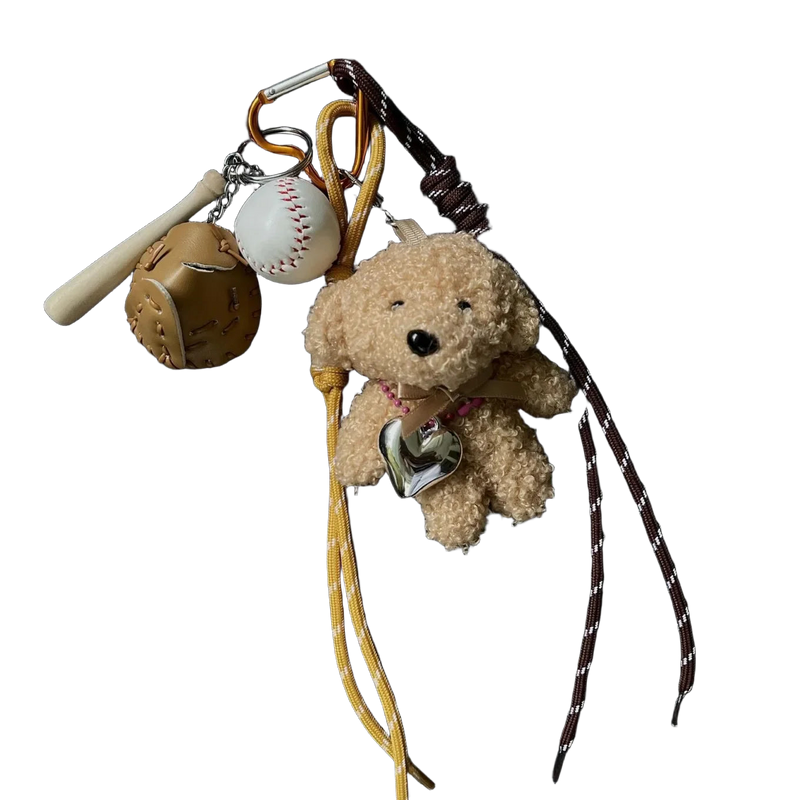 Labubu Llavero Original - Peluche Beisbolero Deportivo, Colgante de Bolso Premium