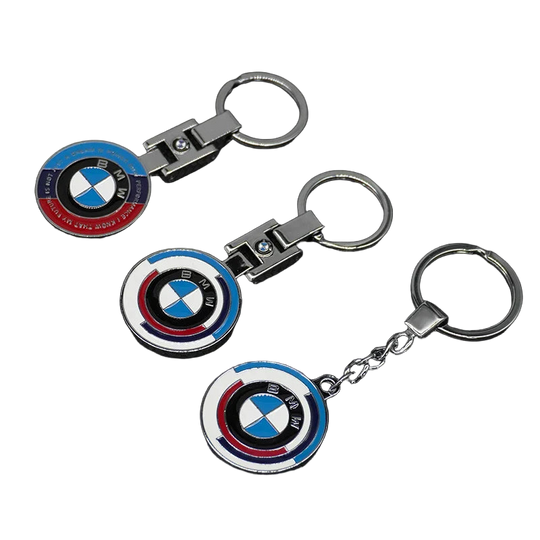 Llavero BMW M Premium Edición 50 Aniversario - Original para X1 X2 X3 X4 X5 X6 Serie 3 5 M2 M3 M4 M5
