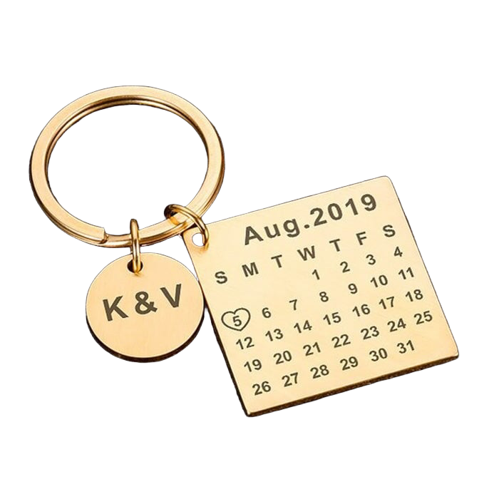 Llavero Calendario para Parejas