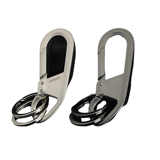 Llavero Coche Premium Hombre Mujer Metal con Dos Anillos - Elegante y Resistente