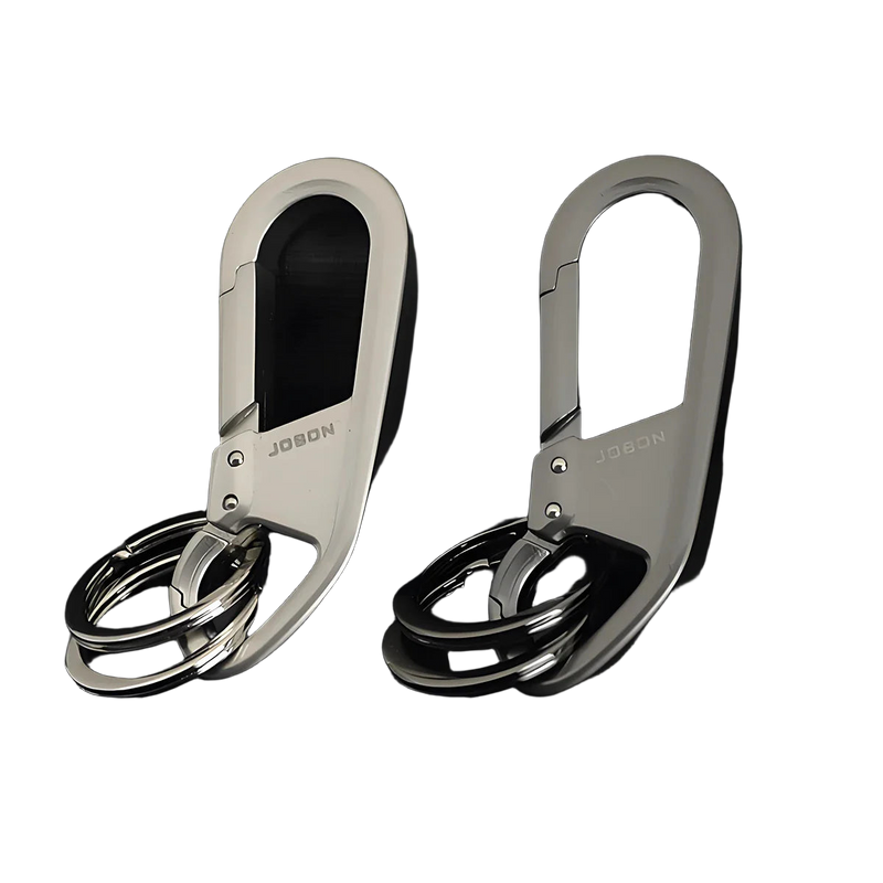 Llavero Coche Premium Hombre Mujer Metal con Dos Anillos - Elegante y Resistente