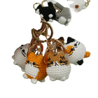 Llavero con foto personalizado - Mini Kitten Series Crochet Cat Doll, Llavero de Ganchillo Premium
