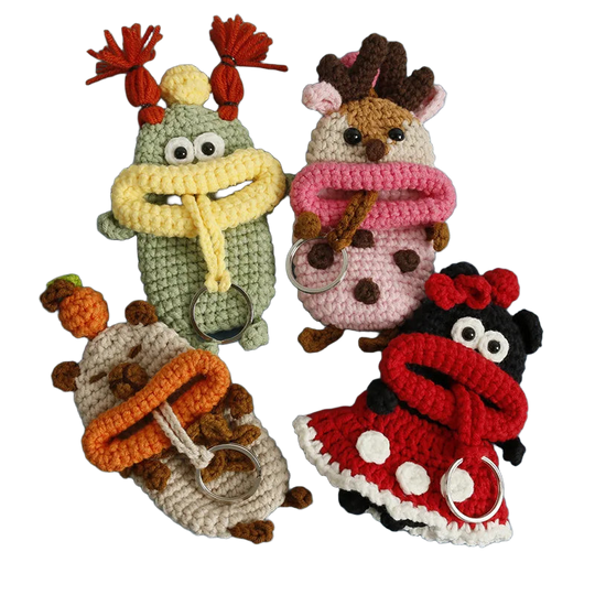 Llavero con Foto Personalizado a Crochet – Muñeco Hecho a Mano con Amor, Regalo Único y Premium