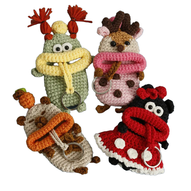Llavero con Foto Personalizado a Crochet – Muñeco Hecho a Mano con Amor, Regalo Único y Premium