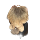 Llavero con Peluche Conejo Artesanal – Pompón de Pelo y Colgante de Aleación Premium