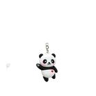 Llavero con peluche Panda Kawaii - Colgante de Bolso Panda con Diseño de Corazón