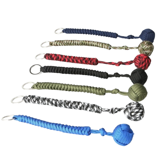 Llavero de Bola de Paracord