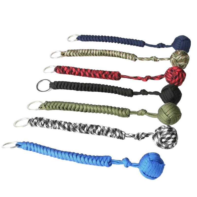 Llavero de Bola de Paracord