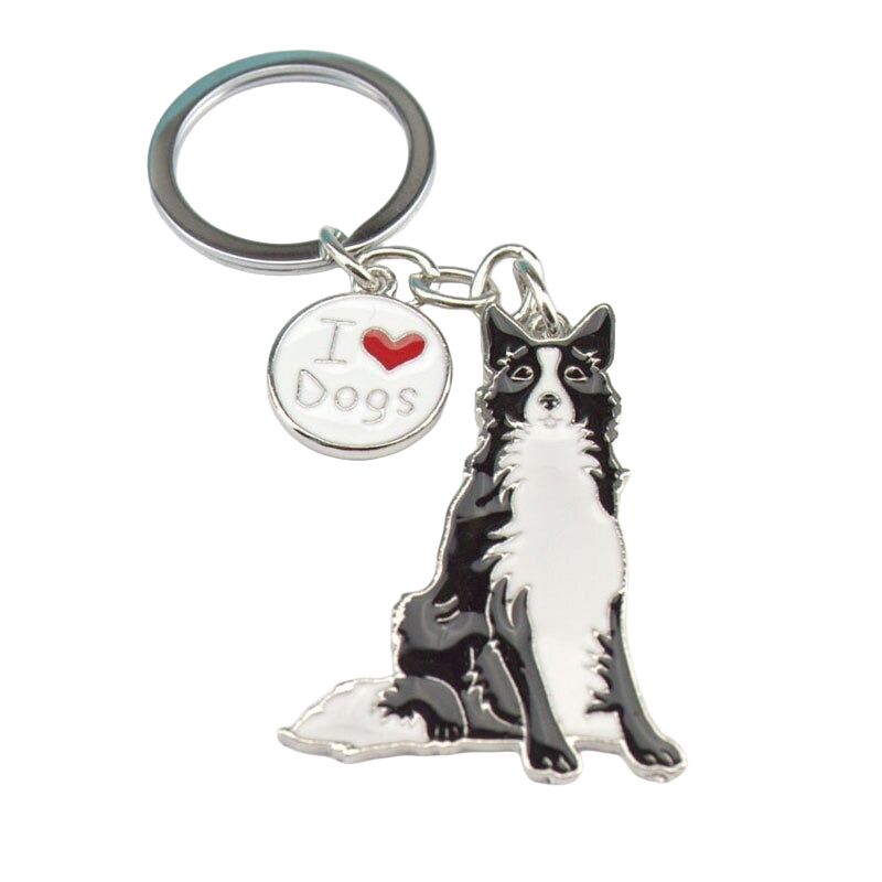 Llavero de Border Collie