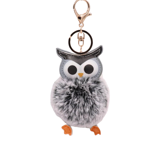 Llavero de Búho de Peluche