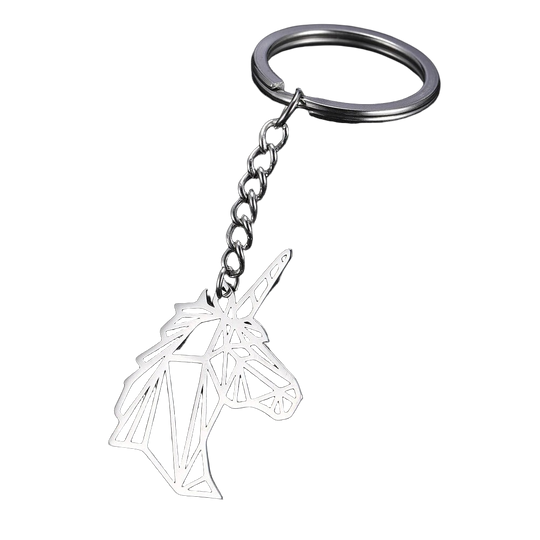 Llavero de Cabeza de Unicornio