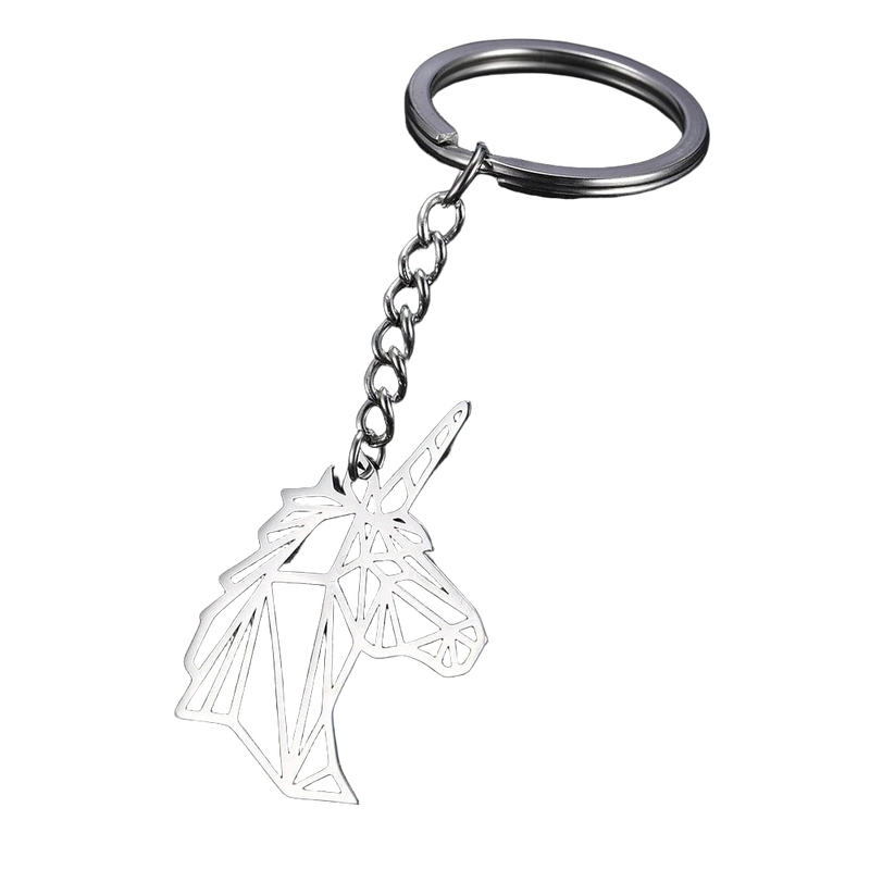 Llavero de Cabeza de Unicornio