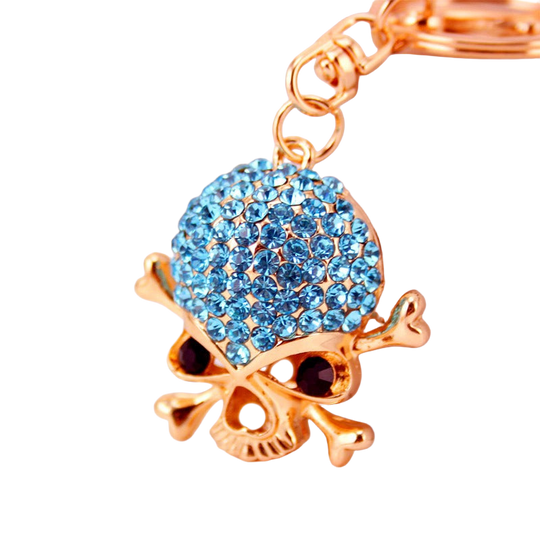 Llavero de Calavera con Brillantes