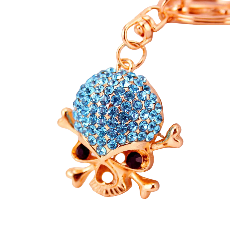Llavero de Calavera con Brillantes