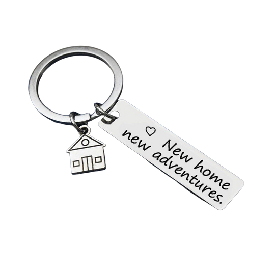 Llavero de Casa <br> New Home Rectangular