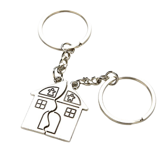 Llavero de Casa Separable para Parejas