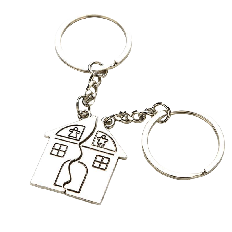 Llavero de Casa Separable para Parejas