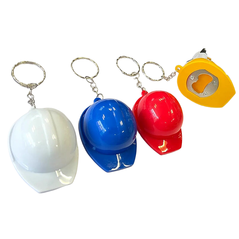 Llavero de Casco de Obra Personalizado