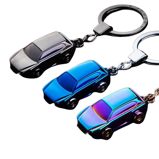 Llavero de Coche Clásico con Luz LED