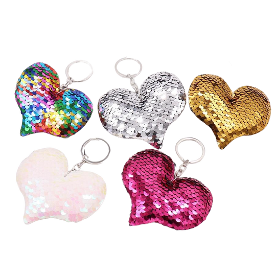 Llavero de Corazón con Brillantes