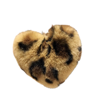 Llavero de Corazón de Peluche Tigrada