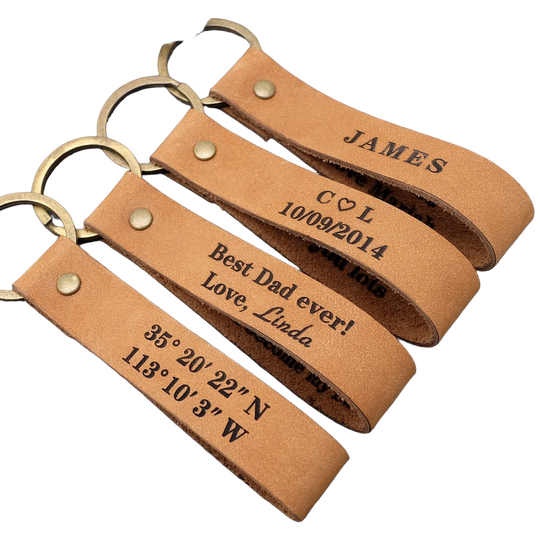 Llavero de Cuero Personalizado