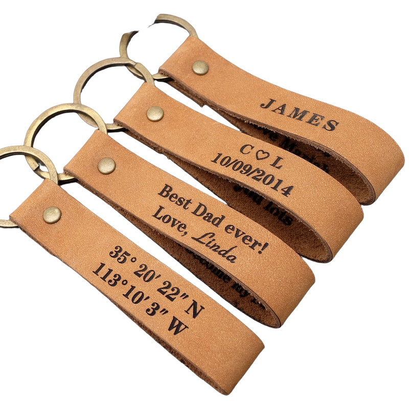 Llavero de Cuero Personalizado