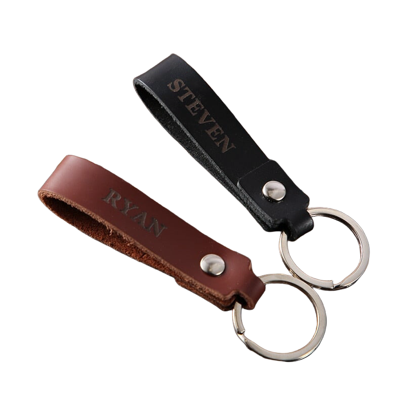Llavero de Cuero Personalizado para Hombre