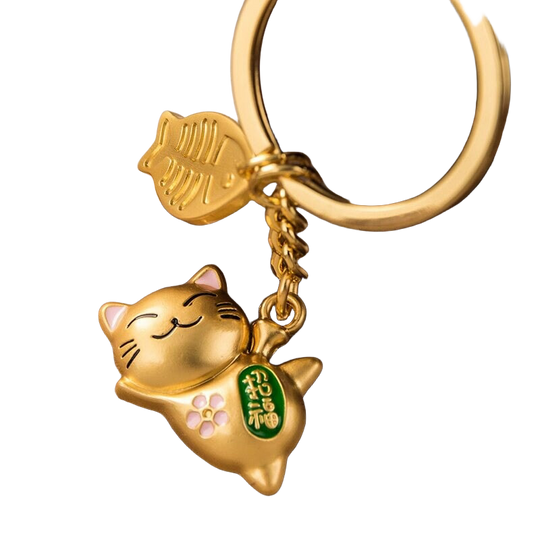 Llavero de Gato de la Suerte Mani The Lucky Cat