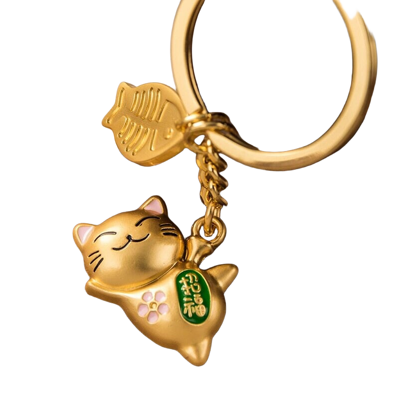 Llavero de Gato de la Suerte Mani The Lucky Cat