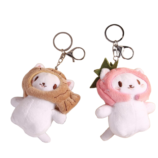 Llavero de Gato de Peluche
