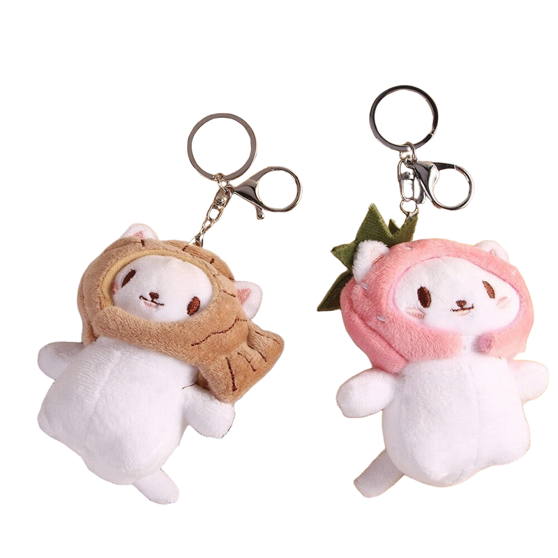 Llavero de Gato de Peluche