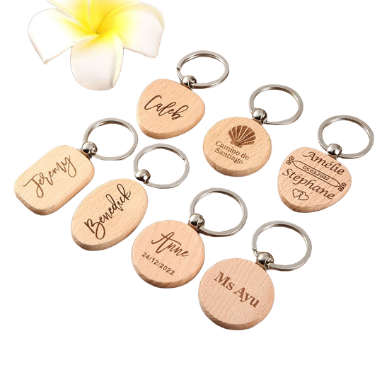 Llavero de Madera Personalizado
