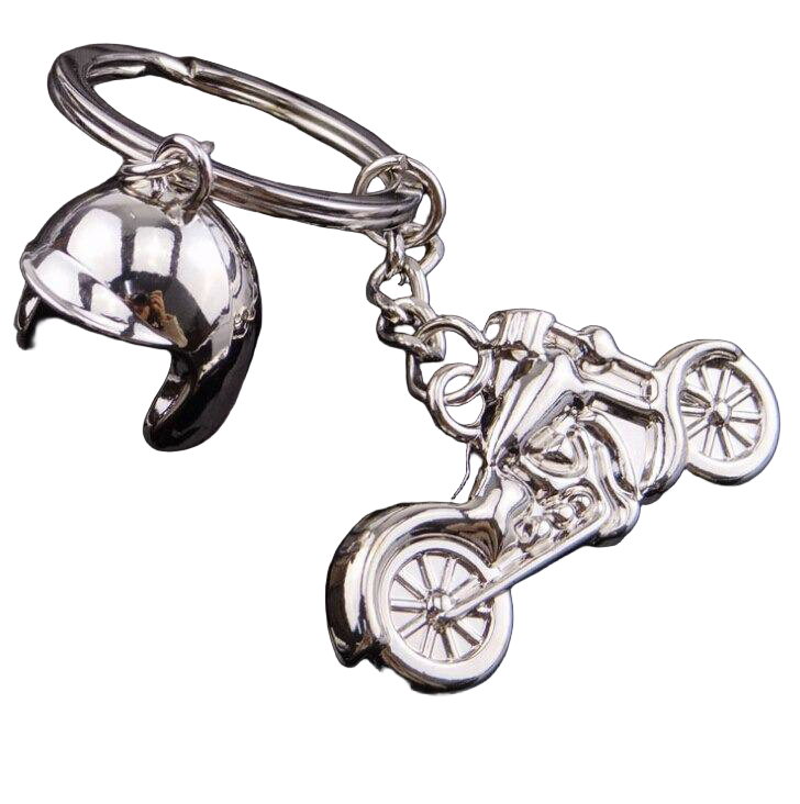 Llavero de Moto <br> El Biker Metálico