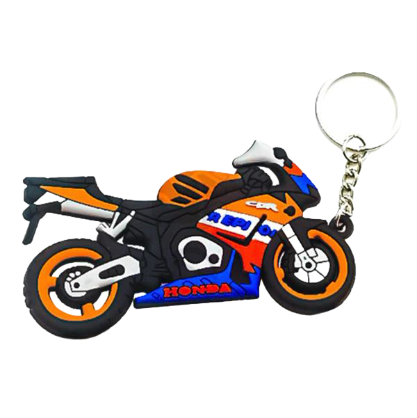 Llavero de Moto CBR Naranja y Azul