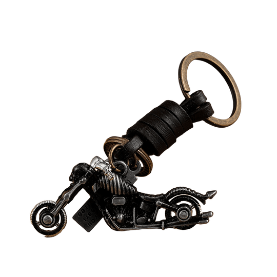 Llavero de Moto de Cuero