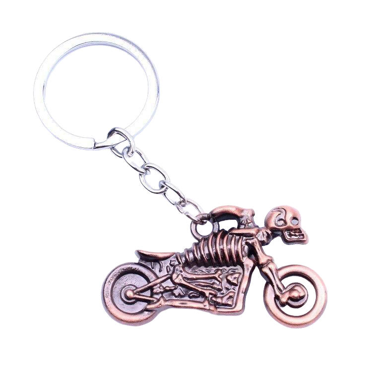 Llavero de Moto Esqueleto Inoxidable