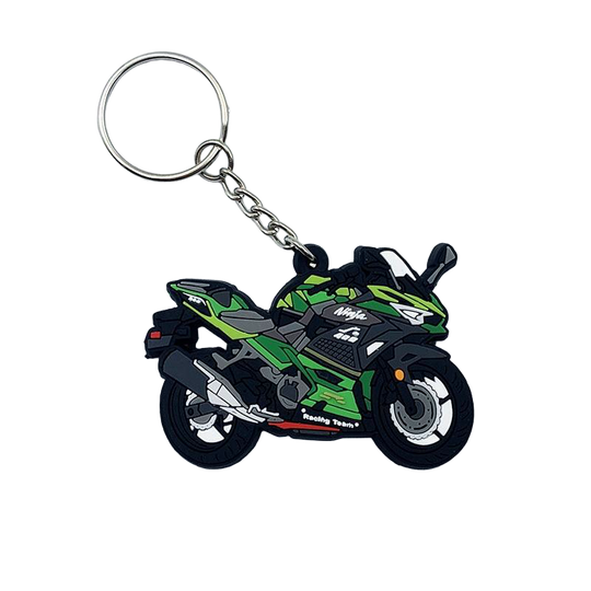 Llavero de Moto Ninja Verde y Negro